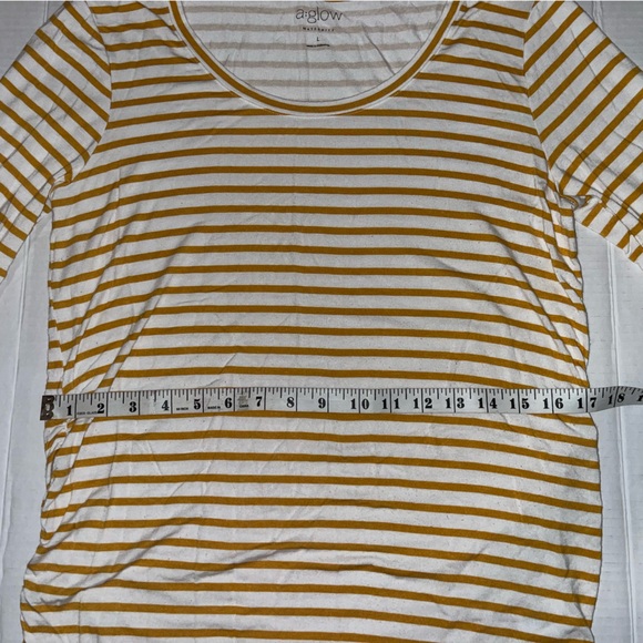 A:glow Maternity Striped Long Sleeve - Picture 4 of 10